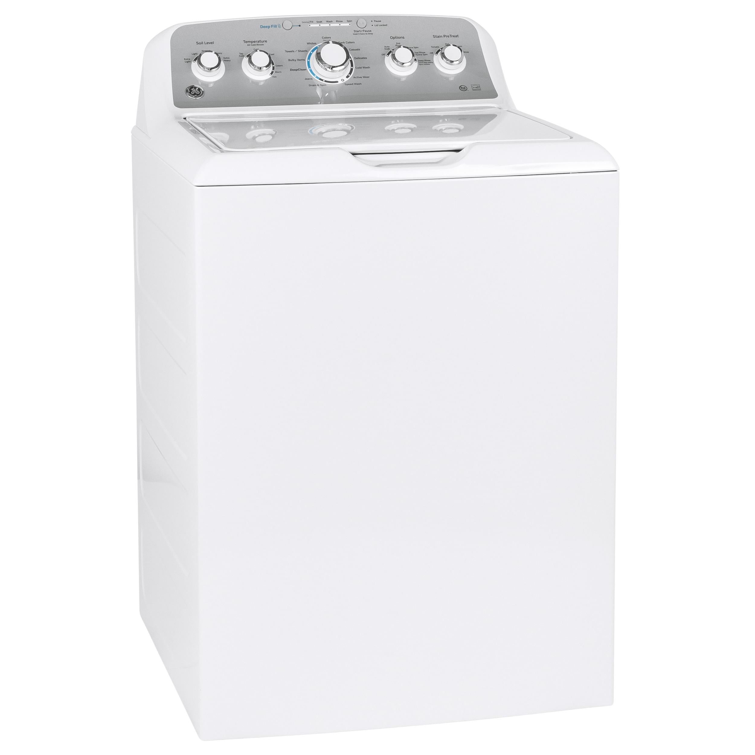 GE 4.6 cu.ft. Top Loading Washer with Stainless Steel Tub GTW500ASNWS