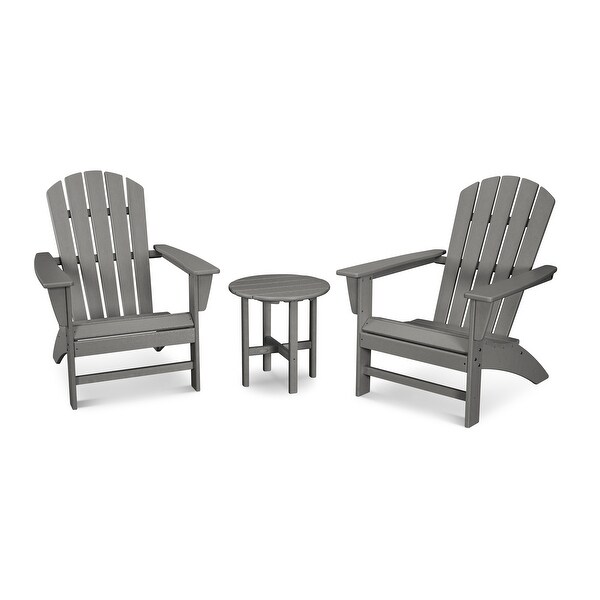 POLYWOOD Nautical 3Piece Adirondack Set