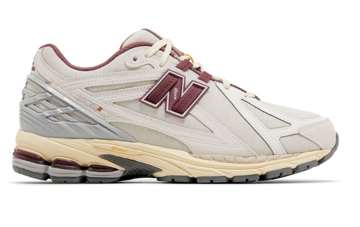 New Balance 1906R White Burgundy M1906RAS Casual Running Shoes