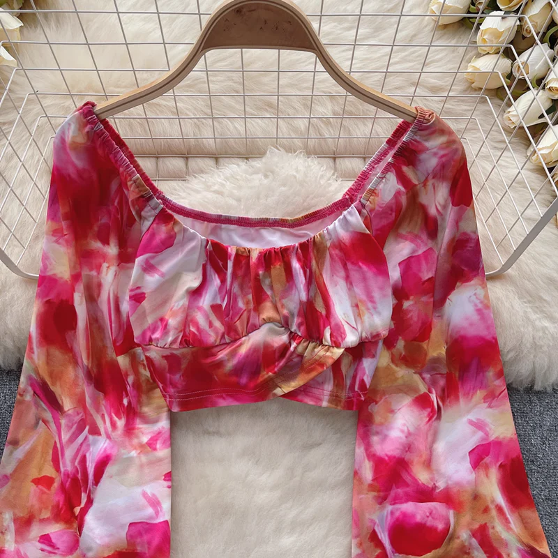 Smocked Sweetheart Crop TopClistos