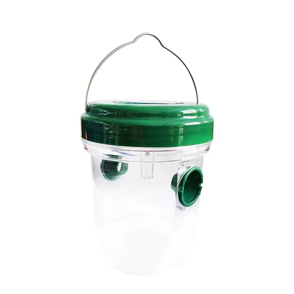 2 Pack Solar Wasp Trap Hanging with LED Light