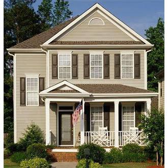 Builders Edge 15W in. Raised Panel Vinyl Shutters Clay