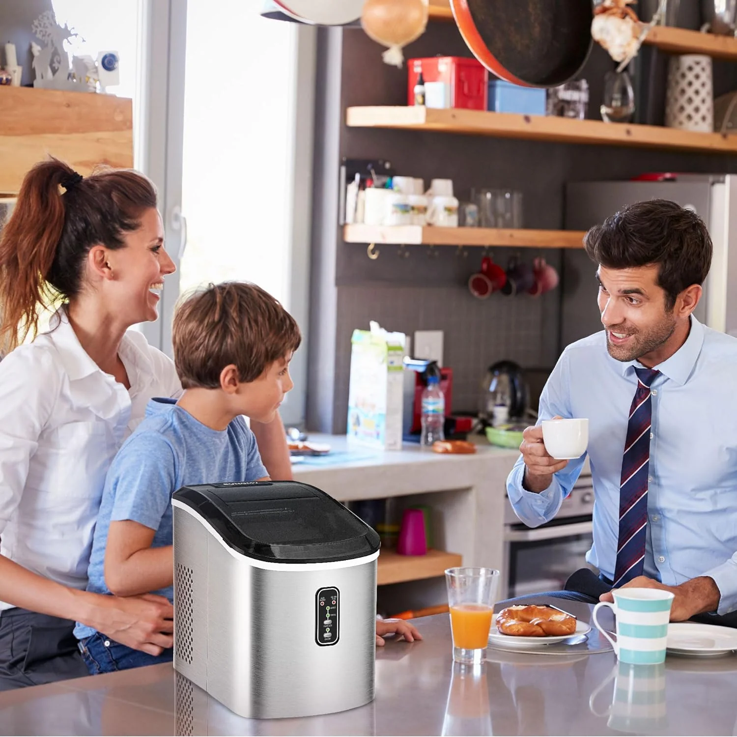 15'' Bullet Quiet Easy to Clean Ice Maker Machine