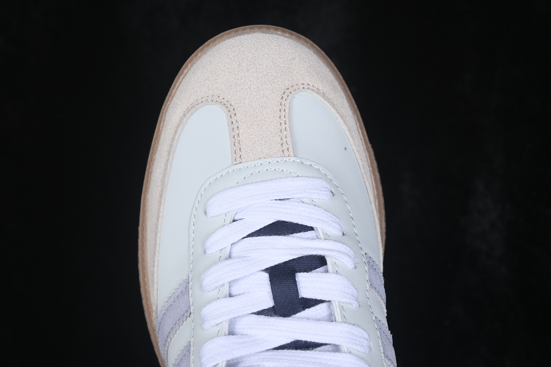 Adidas Samba Og Casual Sneakers White/Grey/Navy Blue KJ7305