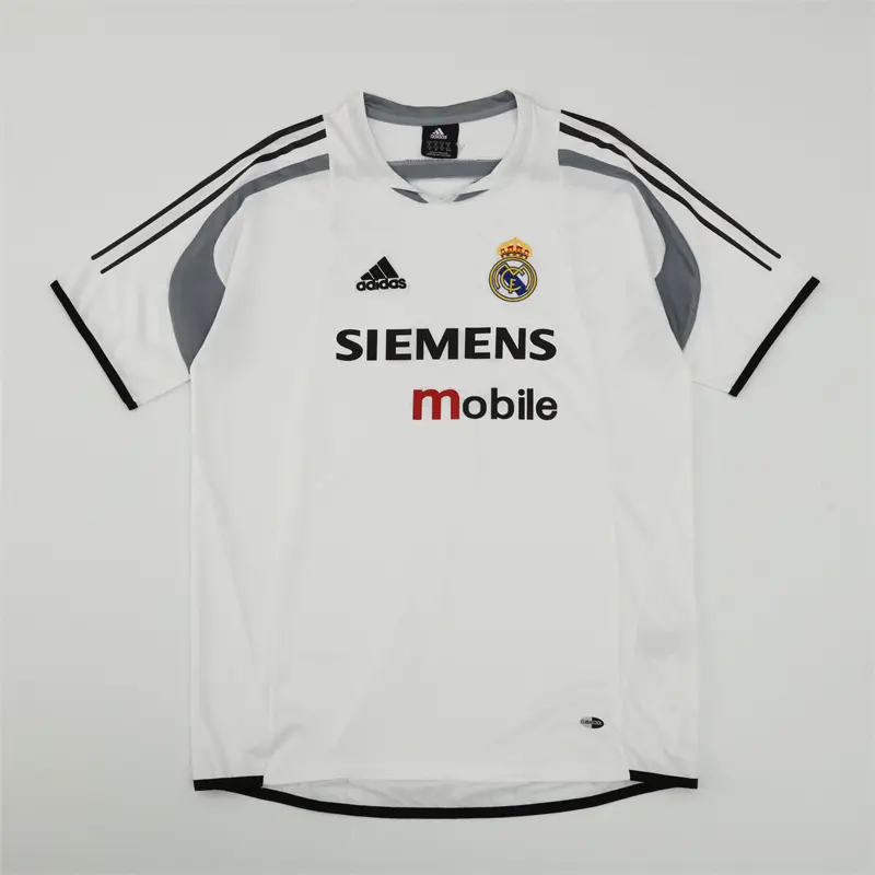 2004/05 Real Madrid Retro Short Sleeves Training Jersey - White