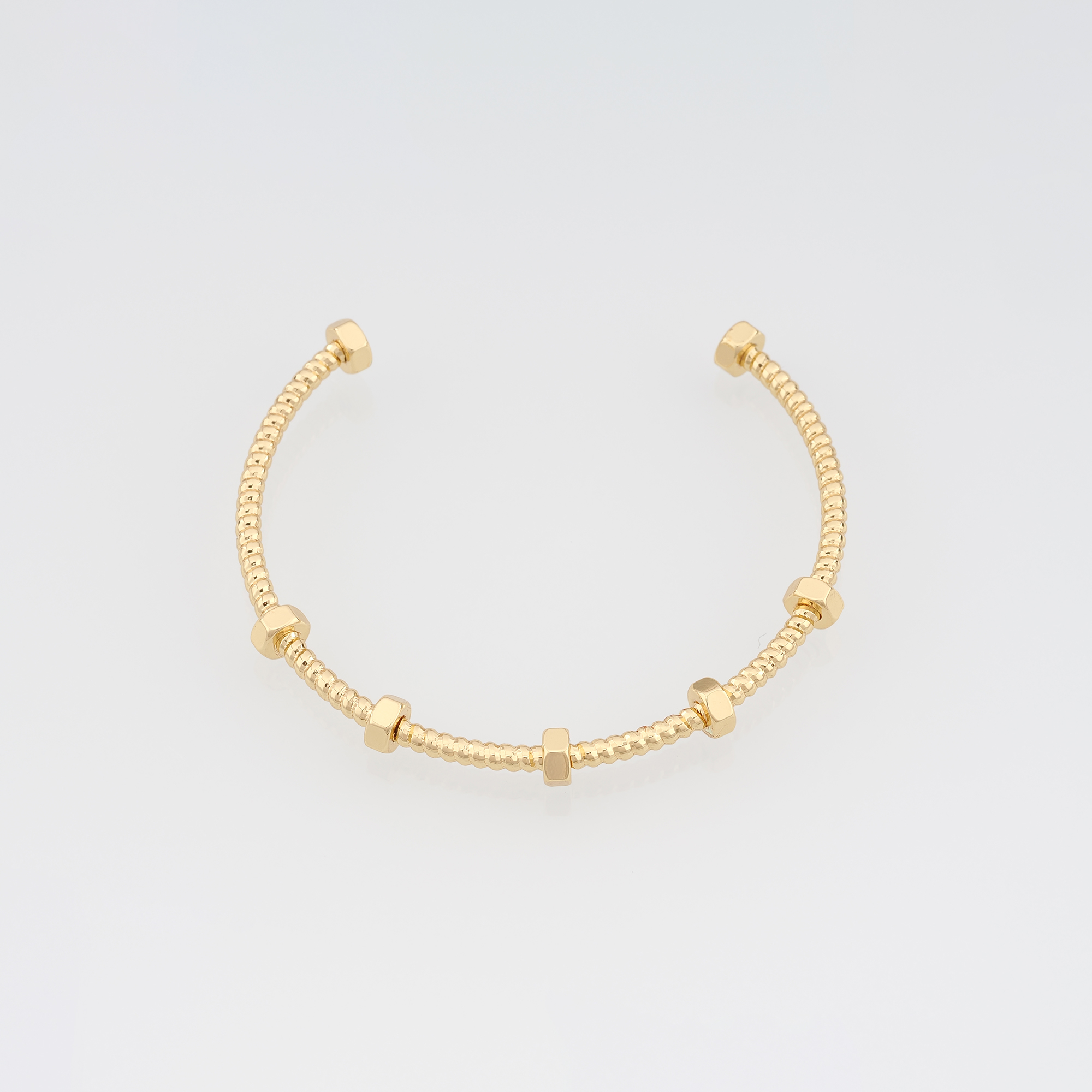 18K Gold Filled Twist Bangle,Gold Bracelet,Dainty Bracelet,Minimalist Bracelet,Everyday Bracelet,Gift for Her