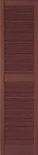 Richwood Red 15x55 Open Louver Shutter Pair