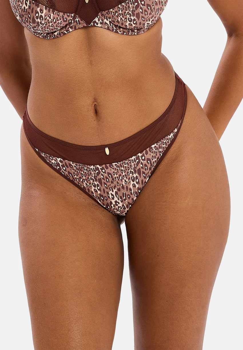 String Naia Guépard Chocolat