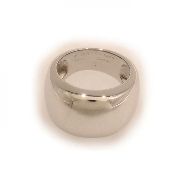 Cartier Nouvelle Berg Ring 18K White Gold Diamond