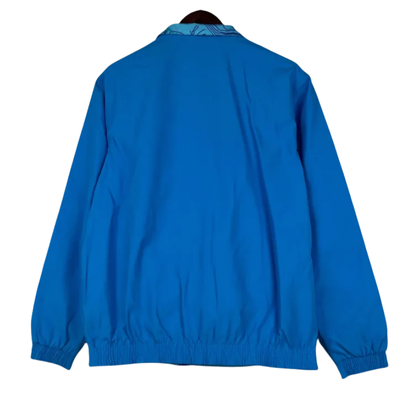 2023-2024 Juventus Reversible Windbreaker Blue Soccer Jersey 1:1 Thai Quality