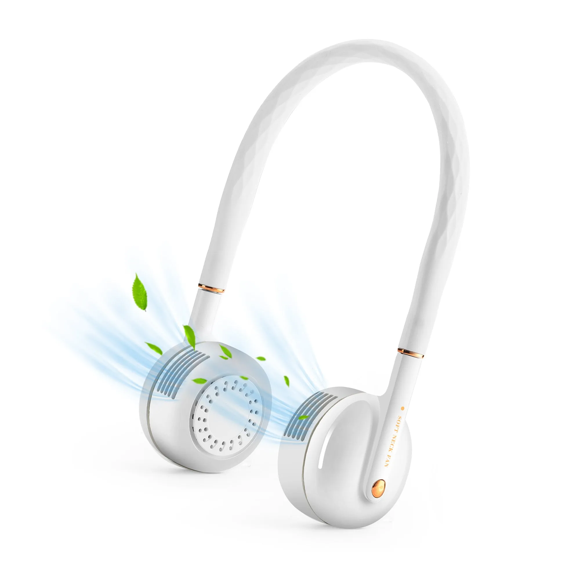 Bladeless Wearable Hands Neck Fan with 3 Speeds - F121