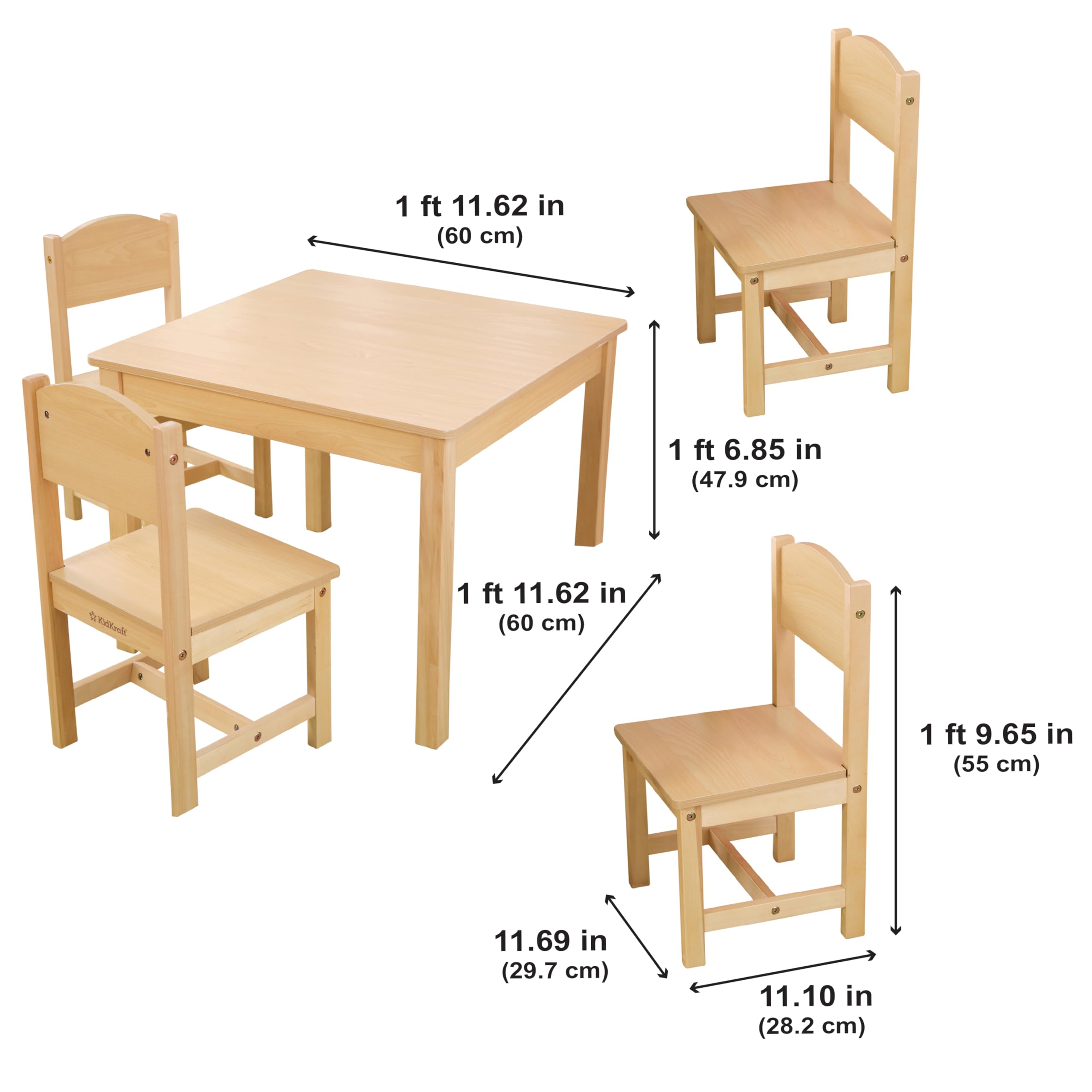 KidKraft Farmhouse Table Chair Set