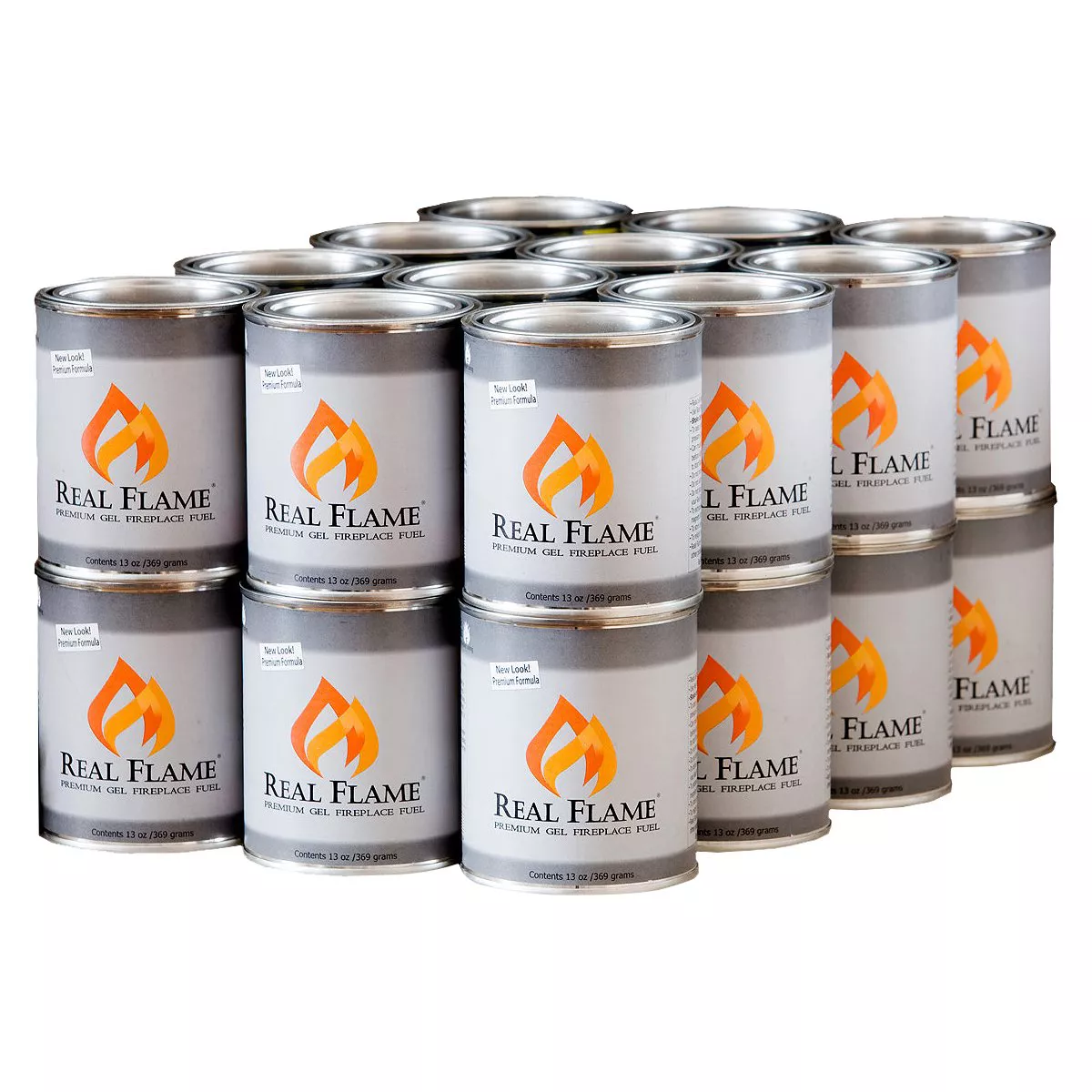 Real Flame 13oz 24pk Premium Gel Fuel Cans
