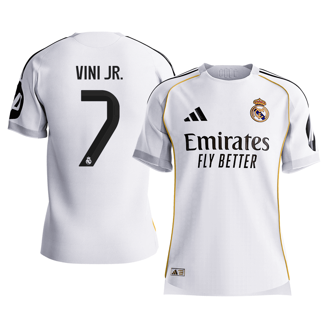 VINI JR. #7 Real Madrid Home Player Version Jersey 2025/26