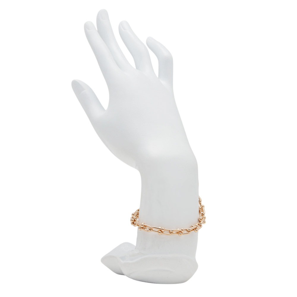 Tiffany & Co. Hardware Link Bracelet 18K Rose Gold 60153080
