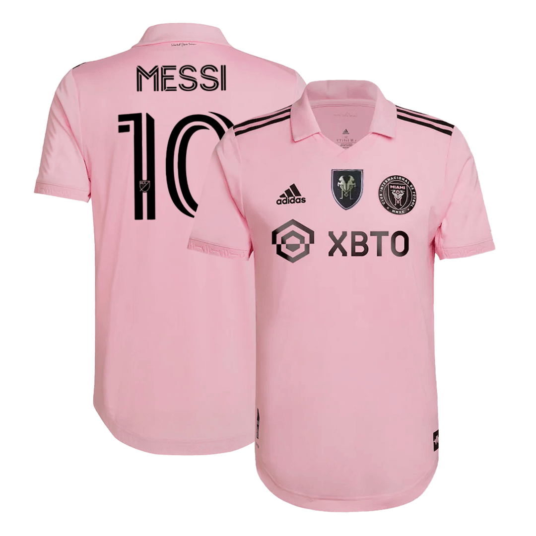 MESSI #10 Inter Miami CF Messi GOAT Home Soccer Jersey 2023
