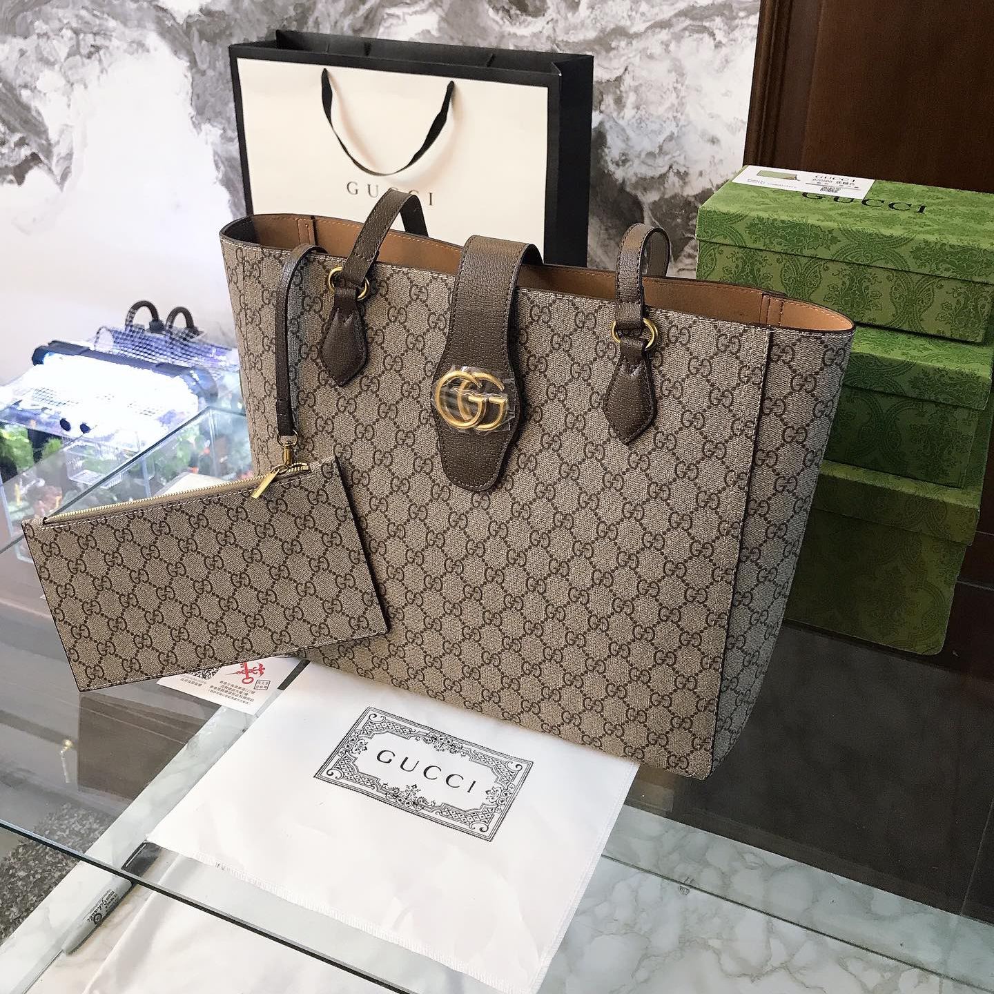 High quality Gucci bucket tote crossbody shoulder bag - cnluxepick