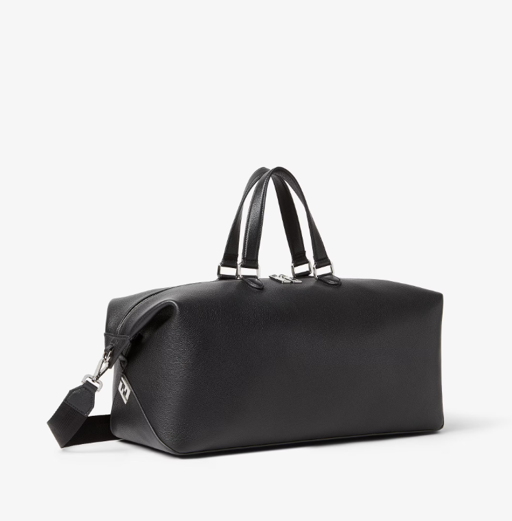 Fendi Lui 45 Duffle Black leather duffel bag