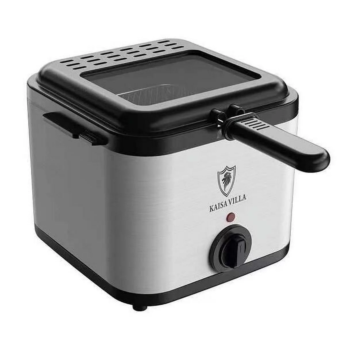 Homgeek 2.5L Electric Fryer Household Small 1000W High Power Multiple Function Stainless Steel Fryer Kebab French Fries Machine