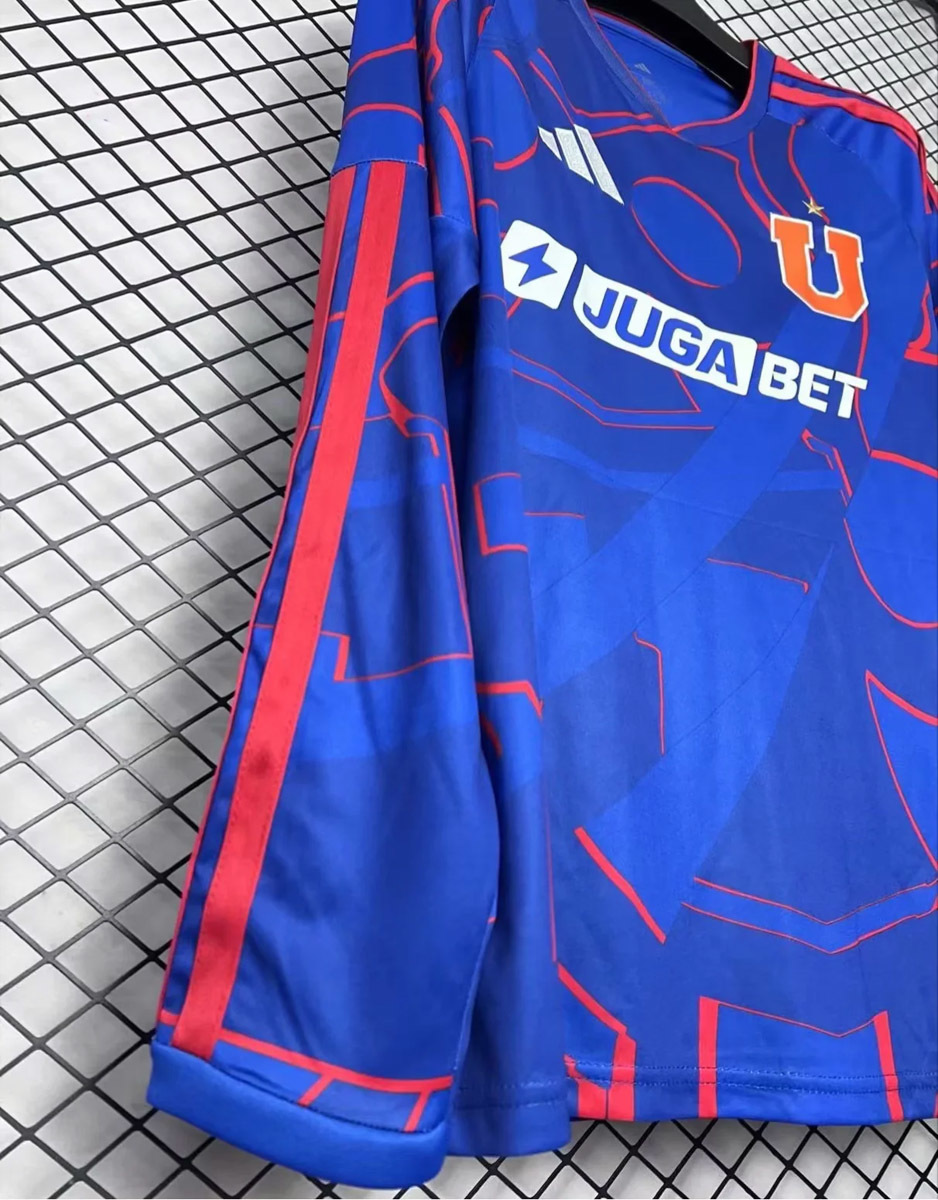 Universidad de Chile 26/27 Home Jersey Long Sleeves S-4XL Fan Version 3