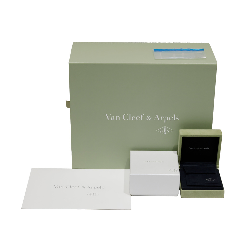 Van Cleef & Arpels Frivole Earrings 18K White Gold Diamond VCARB65800