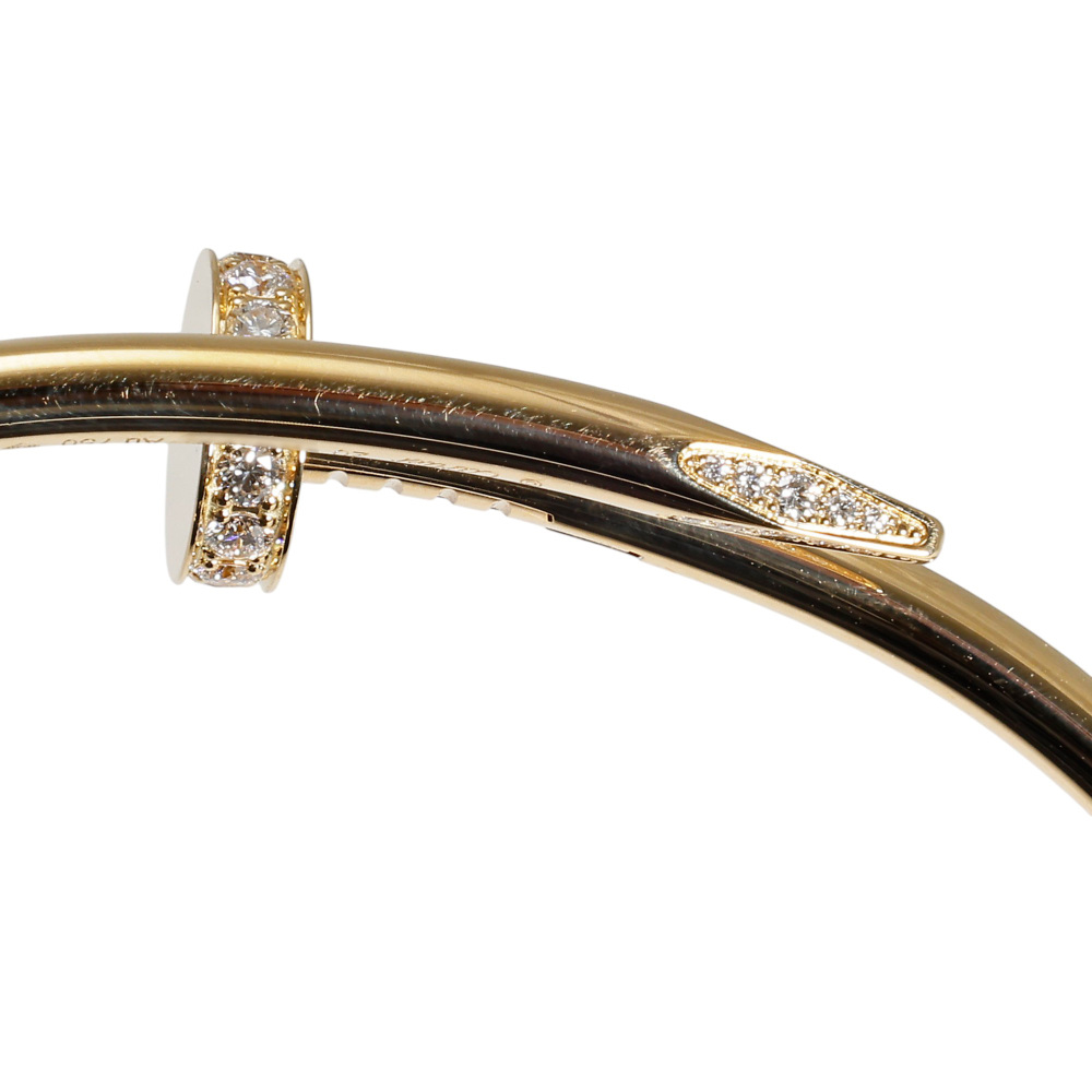 Cartier Juste un Clou Classic Model Diamond Bracelet 18K Yellow Gold B6048600
