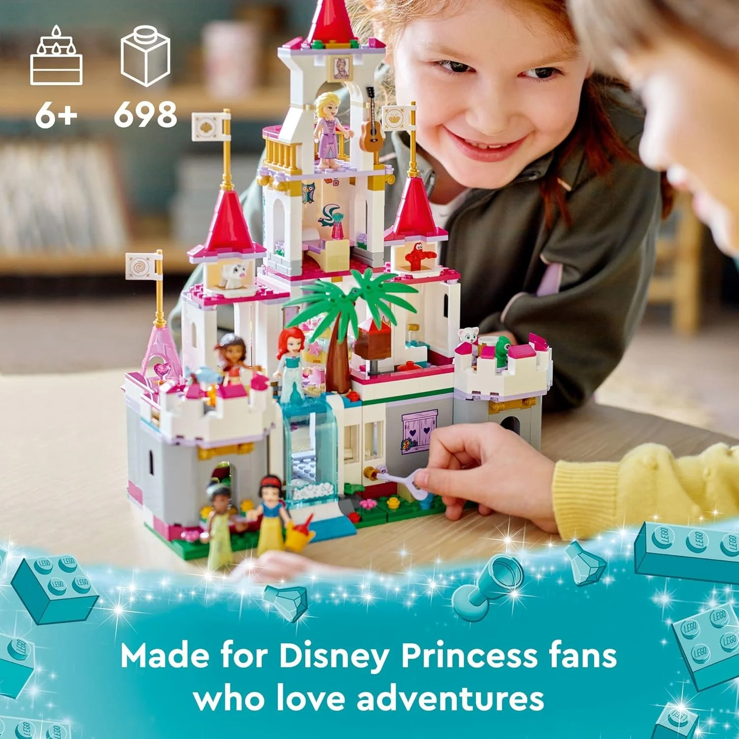 LEGO Disney Princess Ultimate Adventure Castle Building Toy 43205