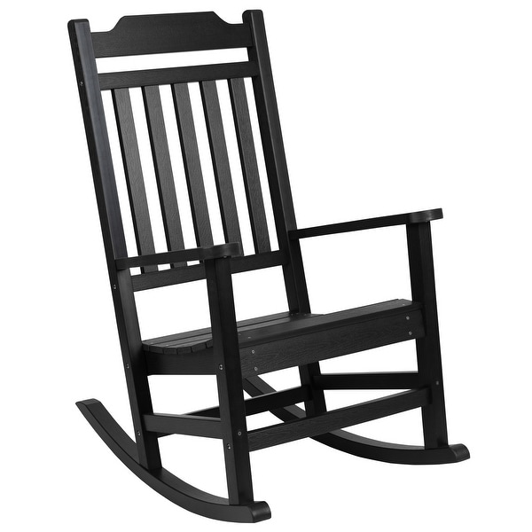 2 Pack AllWeather Faux Wood Rocking Chair