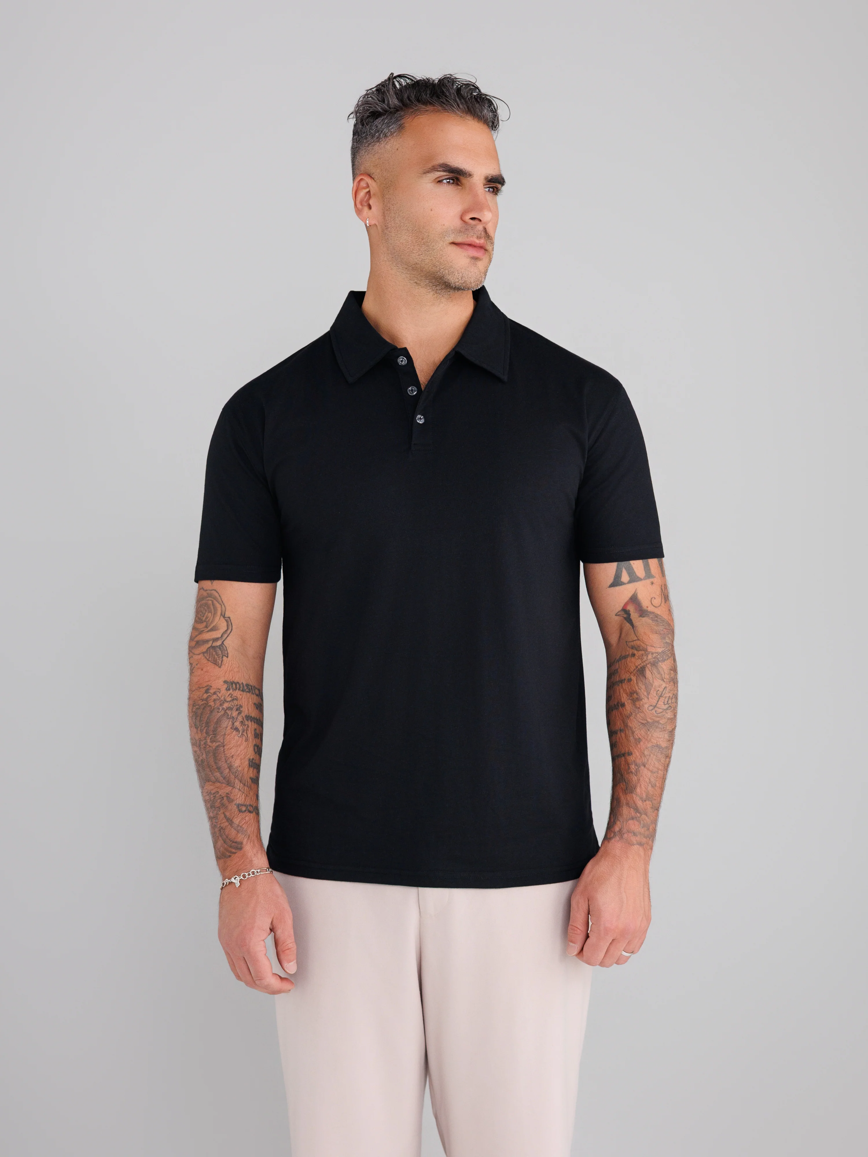 Black Polo 3-pack