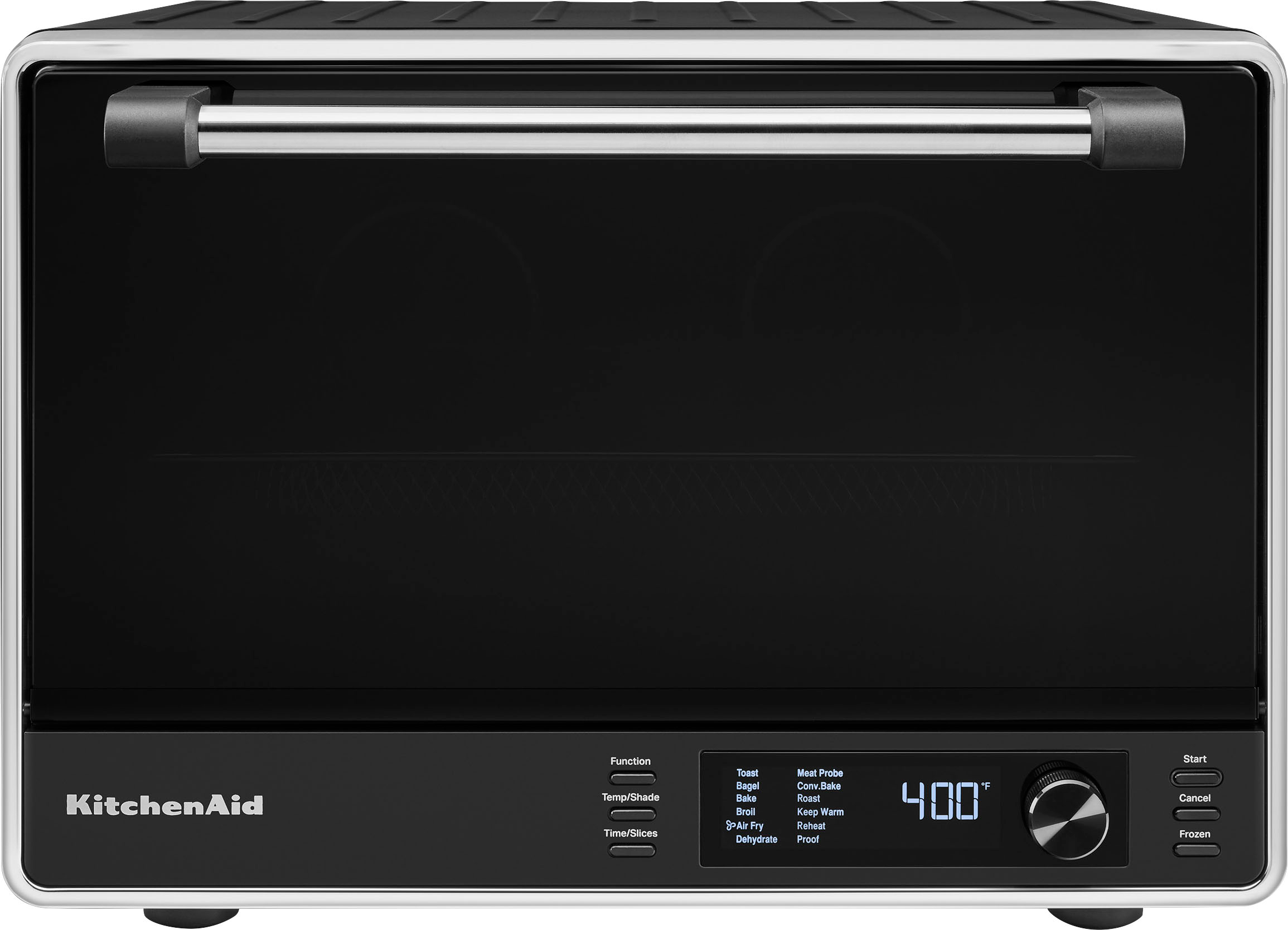 KitchenAid - Dual Convection Countertop Oven with Air Fry and Temperature Probe - KCO224 - Black Matte
