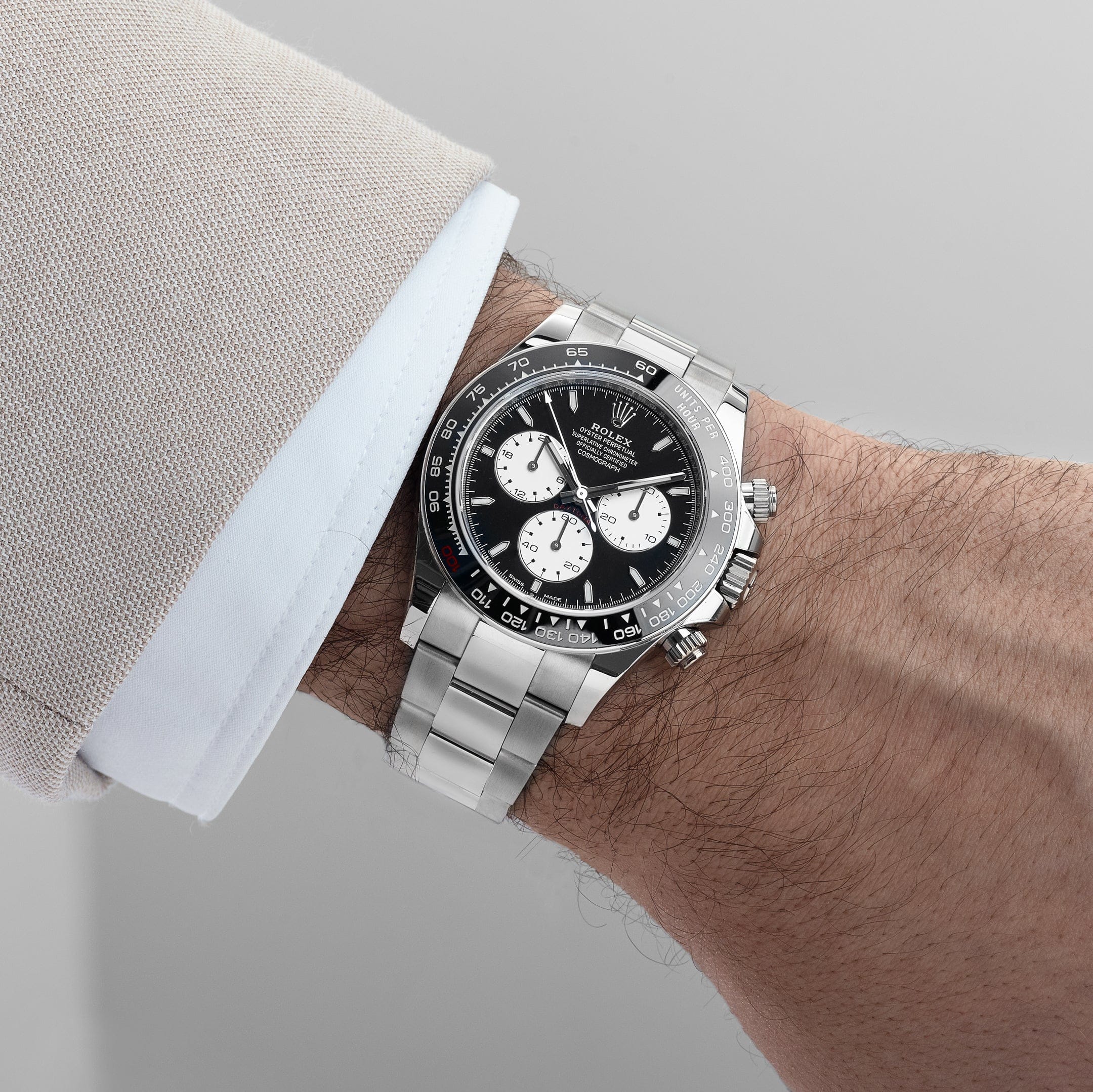 Rolex Daytona 126529LN 'Le Mans' White Gold Black Dial