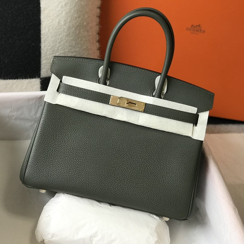 Hermes Birkin 35Cm Pine Togo Leather Gold Hardware