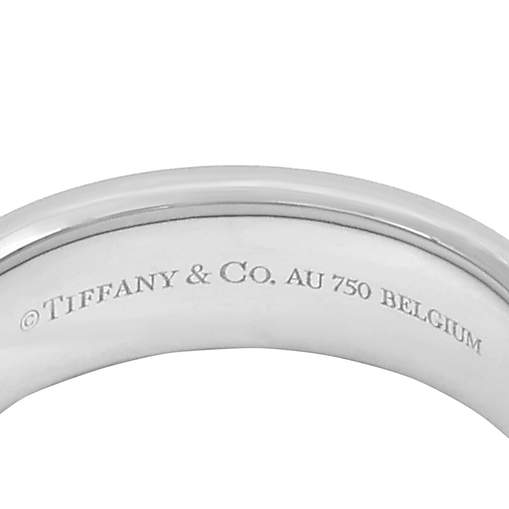 Tiffany & Co. Tiffany T Wide Pave Diamond Ring 18K White Gold
