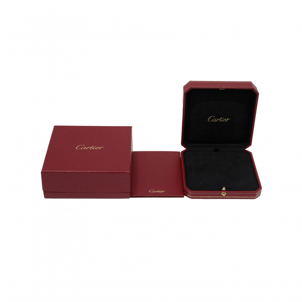 Cartier C Heart Necklace 18K Rose Gold Diamond B3040400