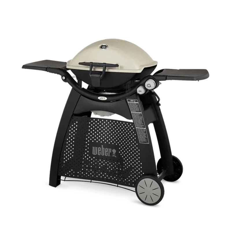 Weber Q 3200 Gas Grill – High-Performance 3-Burner Portable Grill with Titanium Accents and Even Heating