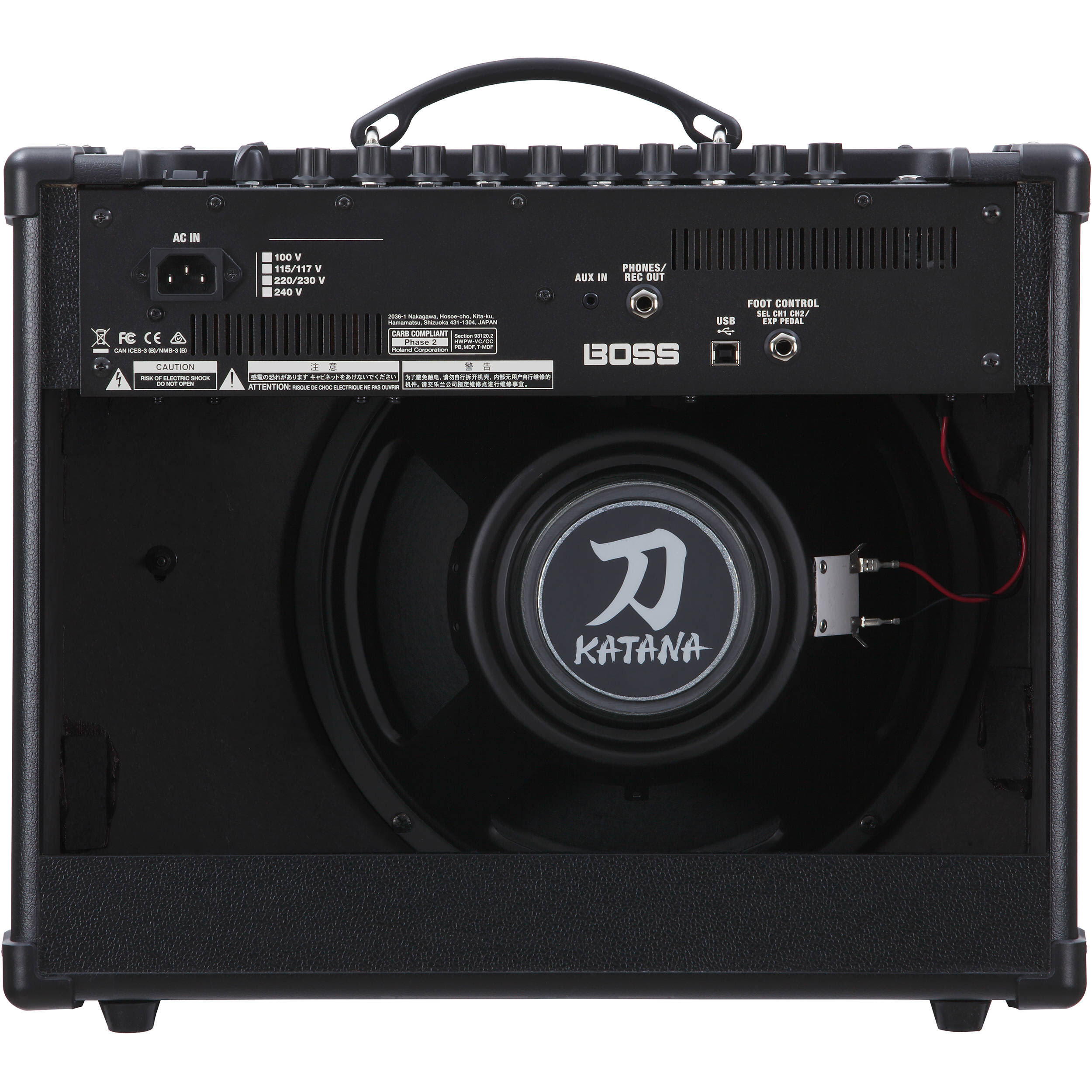 Boss Katana-50 Combo Guitar Amplifier - 50W - Black
