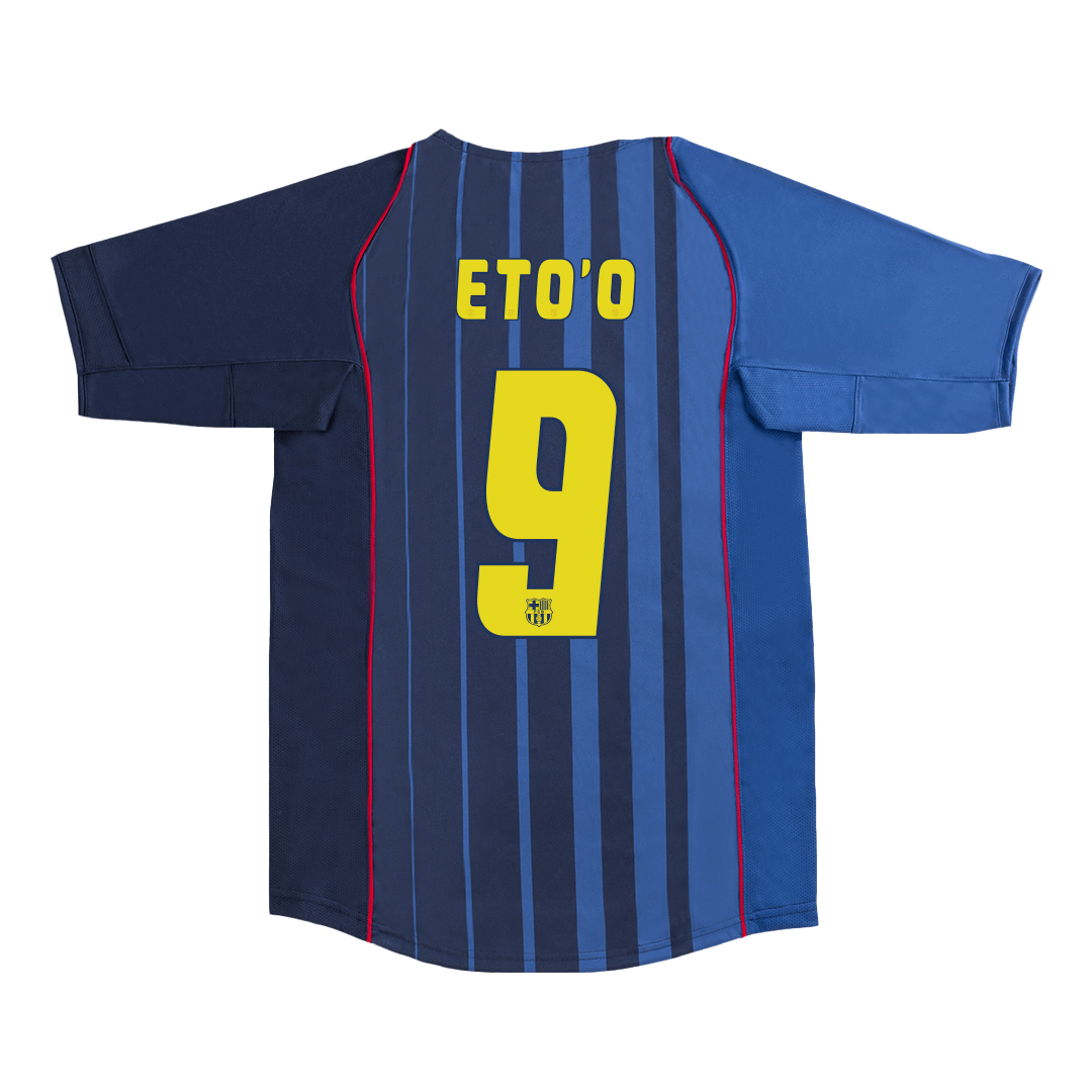 Retro Soccer Jersey ETO'O #9 Barcelona Away 2004/05