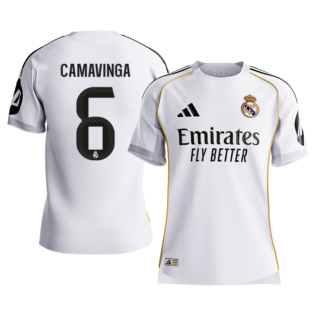 CAMAVINGA #6 Real Madrid Home Player Version Jersey 2025/26