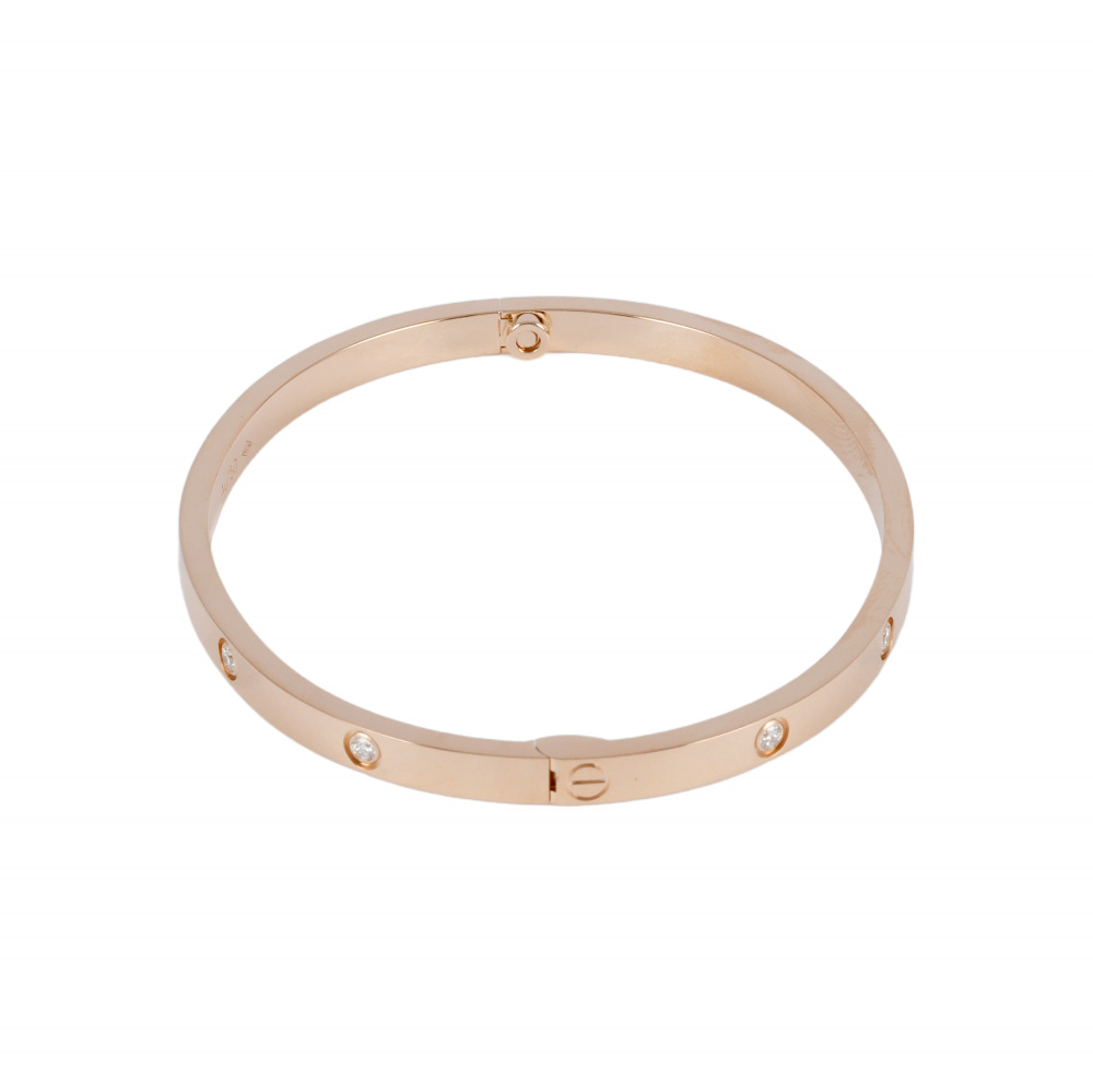 Cartier Love Bracelet 18K Rose Gold Diamond B6047900