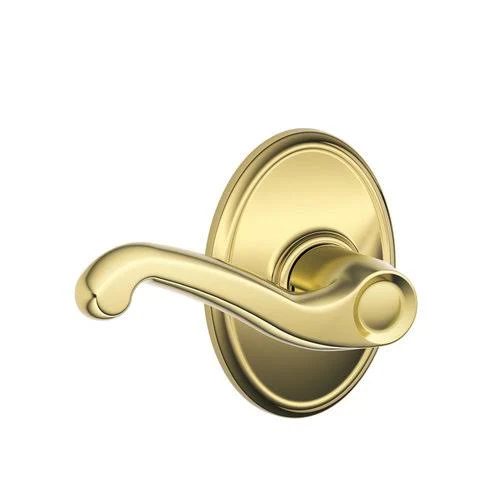 Schlage F10 Fla 613 WKF Oil Rubbed Bronze Passage Lever Lockset, Flair/Wakefield