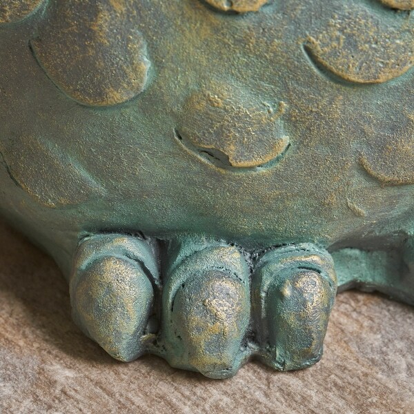 Pratchett Light weight Concrete Owl Garden Stool by Christopher Knight Home