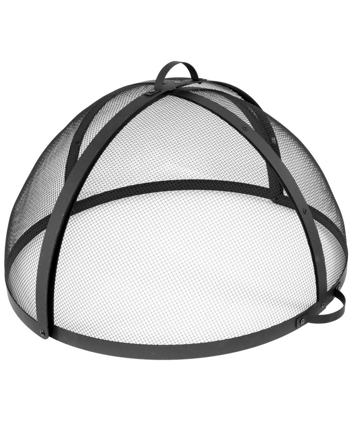 Sunnydaze Easy Access Fire Pit Spark Screen, 40-Inch