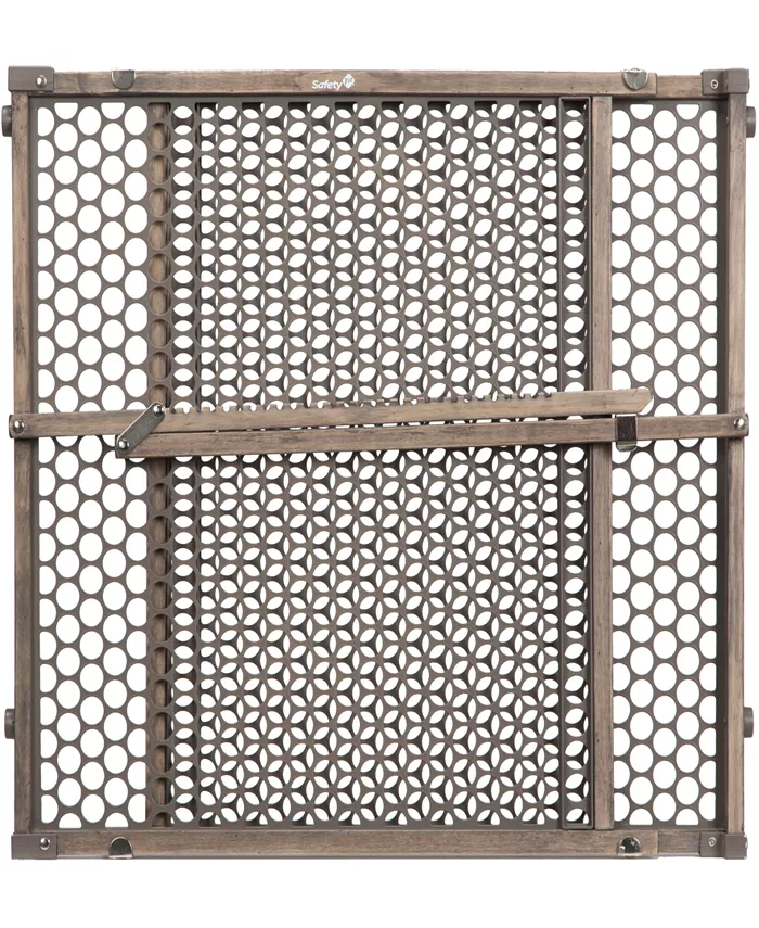 Safety 1st Vintage Grey Wood Doorway Gate