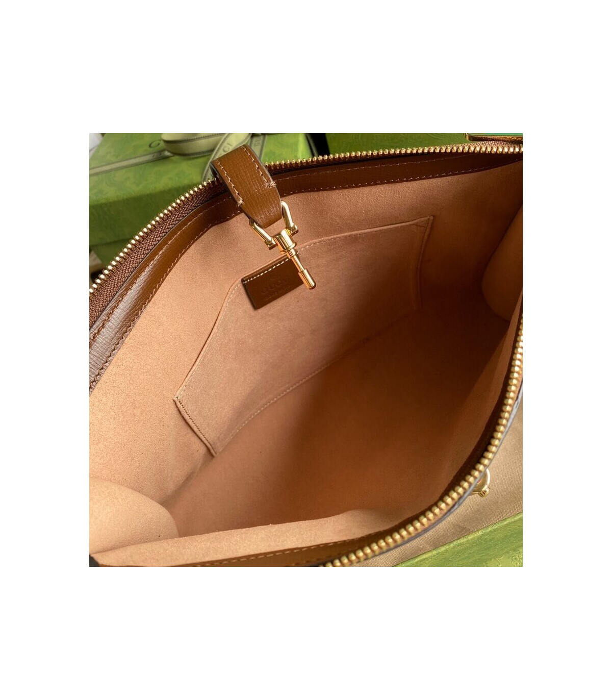 Gucci Jackie GG Coated Canvas Jackie 1961 Pouch Clutch Bag  30.5cm