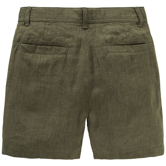 Jonas Nielsen Jungen Leinen-Shorts in Unifarben