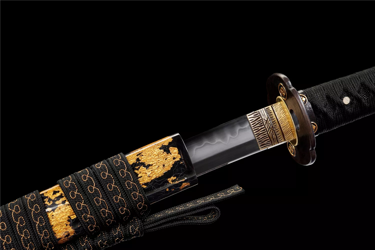 Hand-Forged T10 Carbon Steel Katana | Clay Tempered | Hand-Polished | 