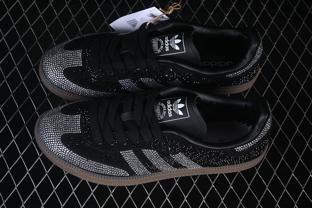 Adidas Clover Casual Board Shoes Black/Dark Grey IH9052