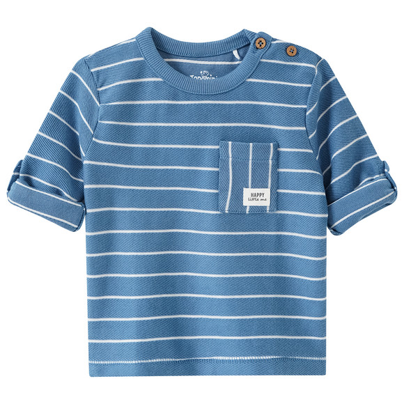 Topomini Baby Langarmshirt mit Struktur-Optik