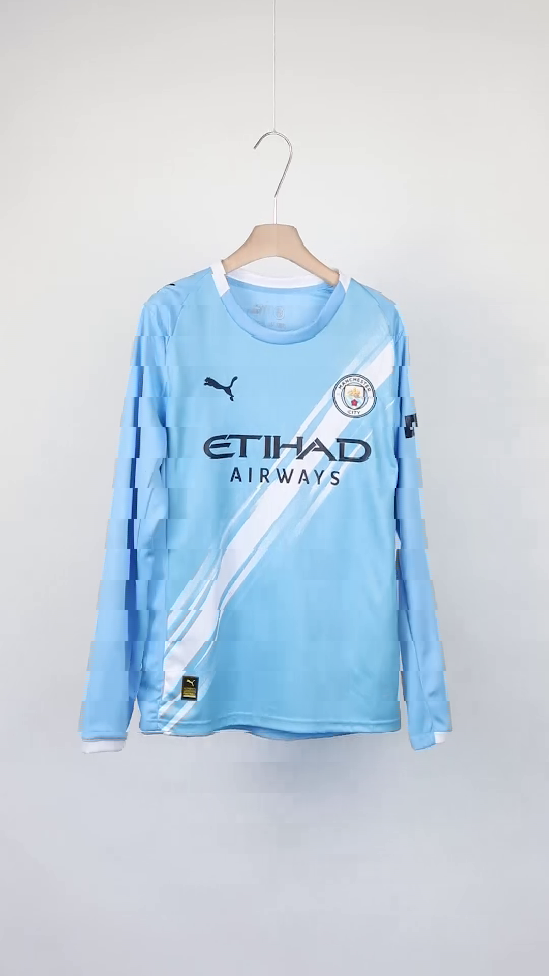 Manchester City Home Long Sleeve Jersey 2025/26
