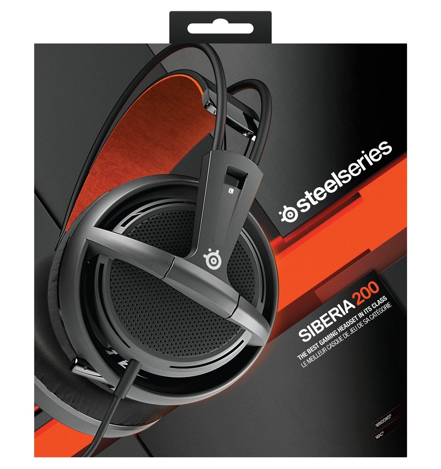 SteelSeries - Siberia 200 Gaming Headset - Black